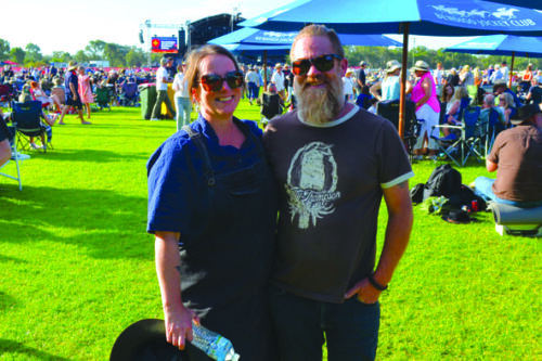 Holly Sewell and Drew Dennis.