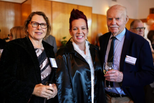 Liz Molesworth, Cr Ally Munari and John Molesworth.